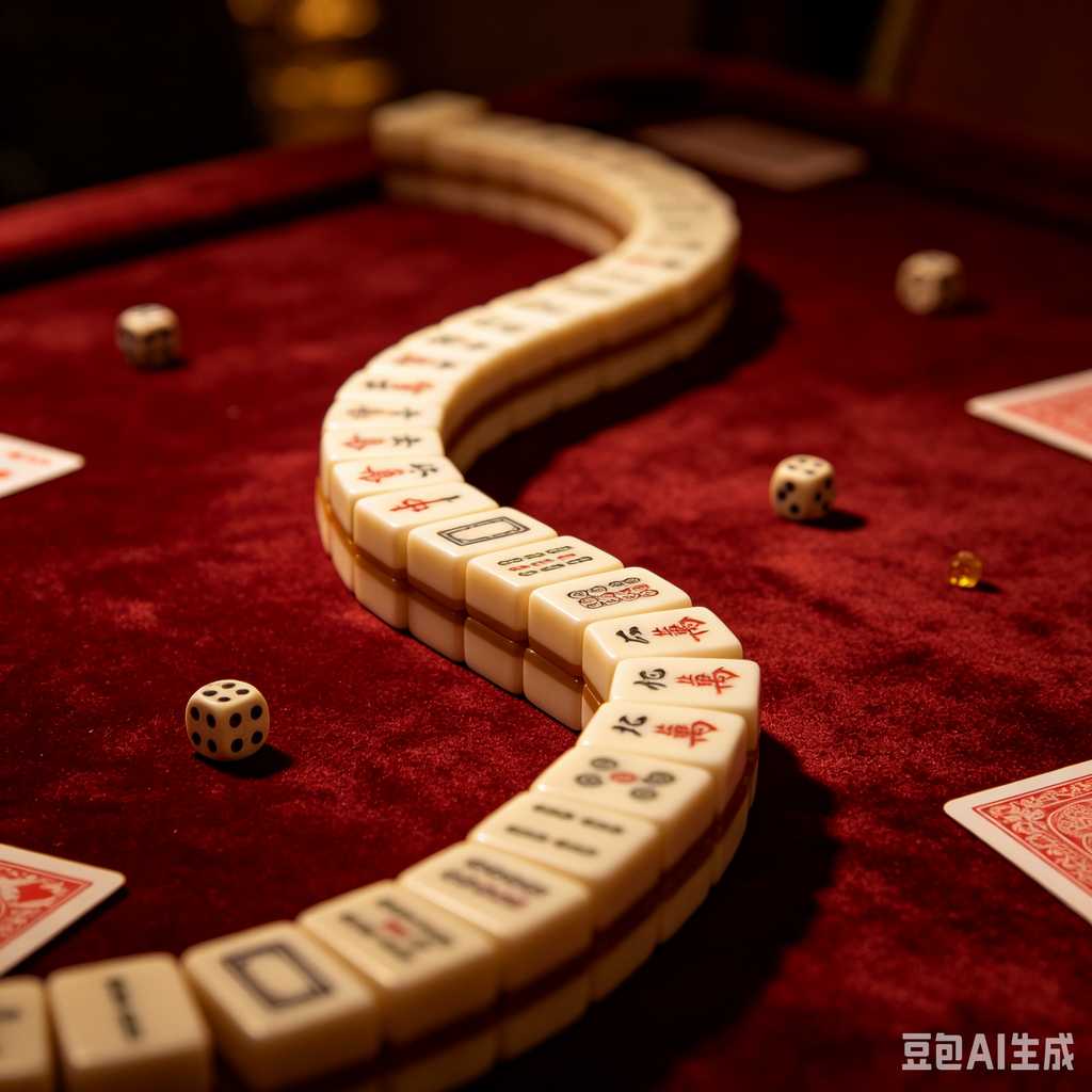 retro text mahjong tiles